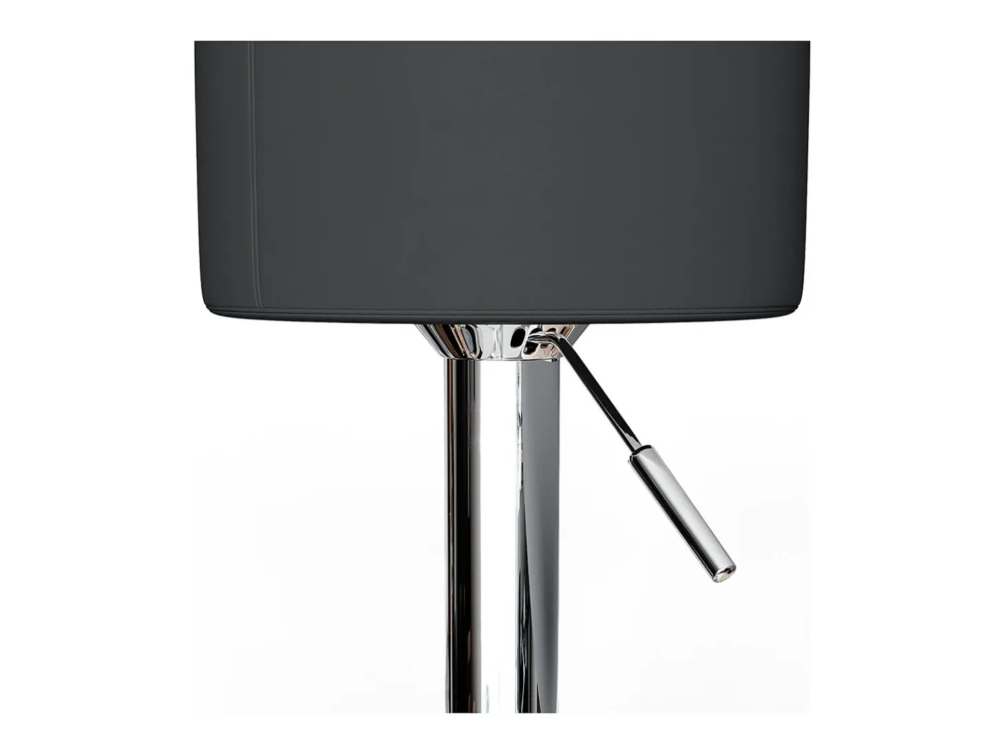 Taburete de bar conjunto de 2 negro 33x33x92