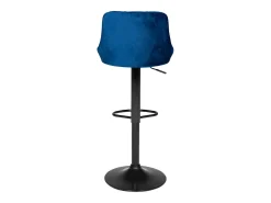 Taburete de bar de terciopelo azul ROBIN