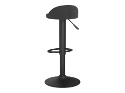Taburete de bar de terciopelo negro