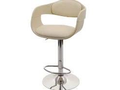 Taburete de bar MCW-A47b, crema