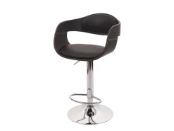 Taburete de bar MCW-A47b, negro