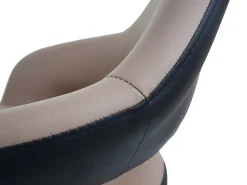 Taburete de bar MCW-F16 (juego de 2), taupe-negro