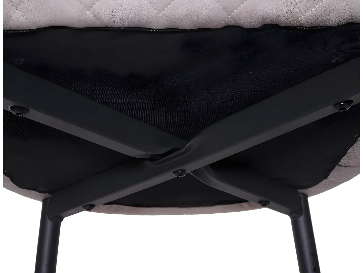 Taburete de bar MCW-H79, tela/textil gris