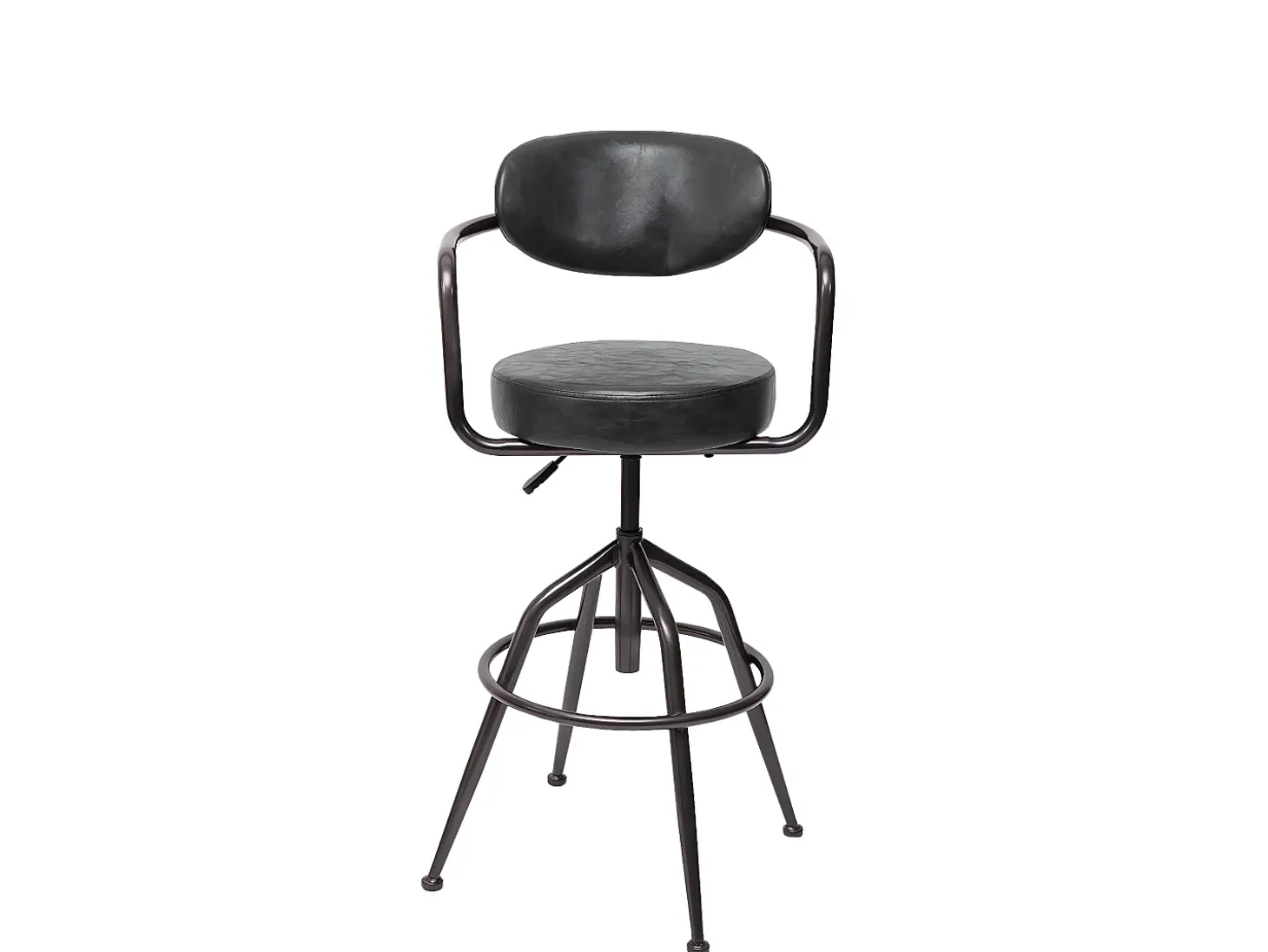 Taburete de bar MCW-H10f, gris vintage