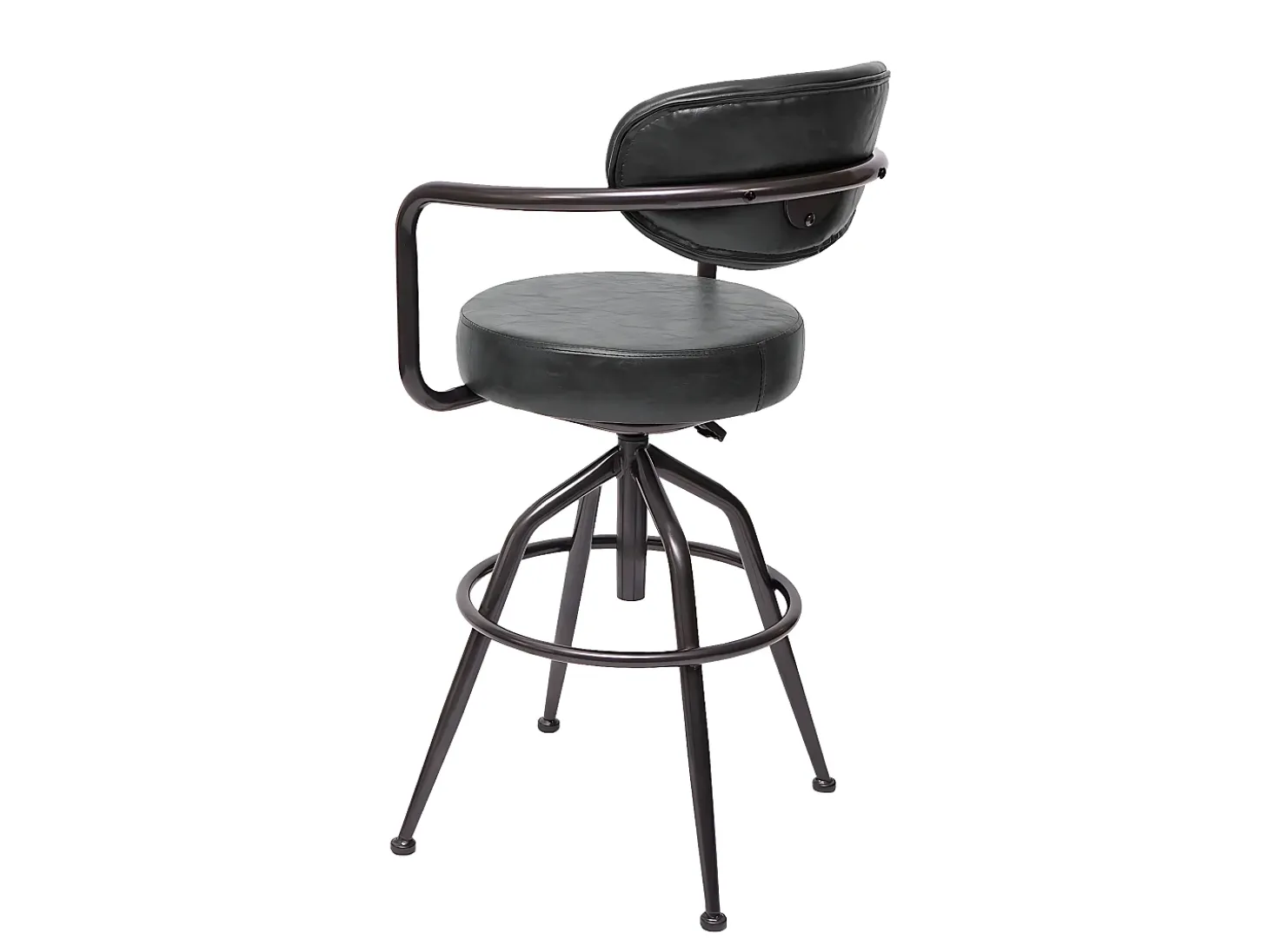 Taburete de bar MCW-H10f, gris vintage