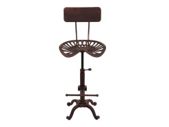 Taburete de bar MCW-N26, color cobre
