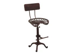 Taburete de bar MCW-N26, color cobre