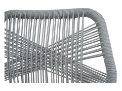 Taburete de bar MCW-O21 (set de 2), gris claro, cojín topo