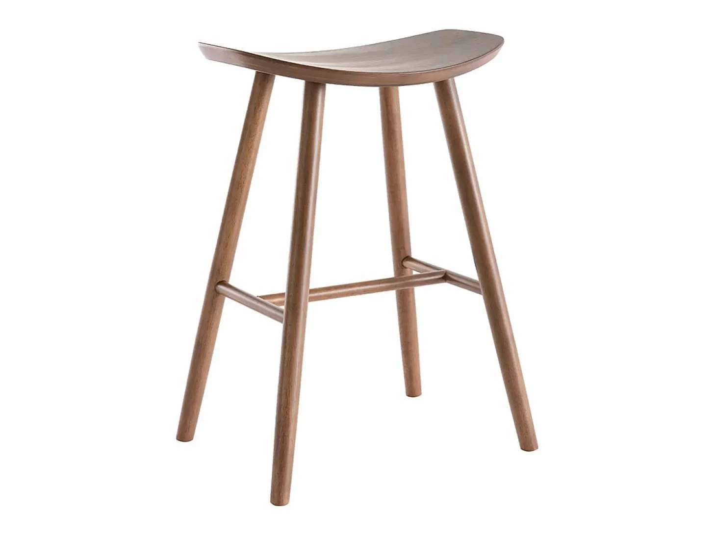 Taburete de bar nogal 65 cm DEMORY