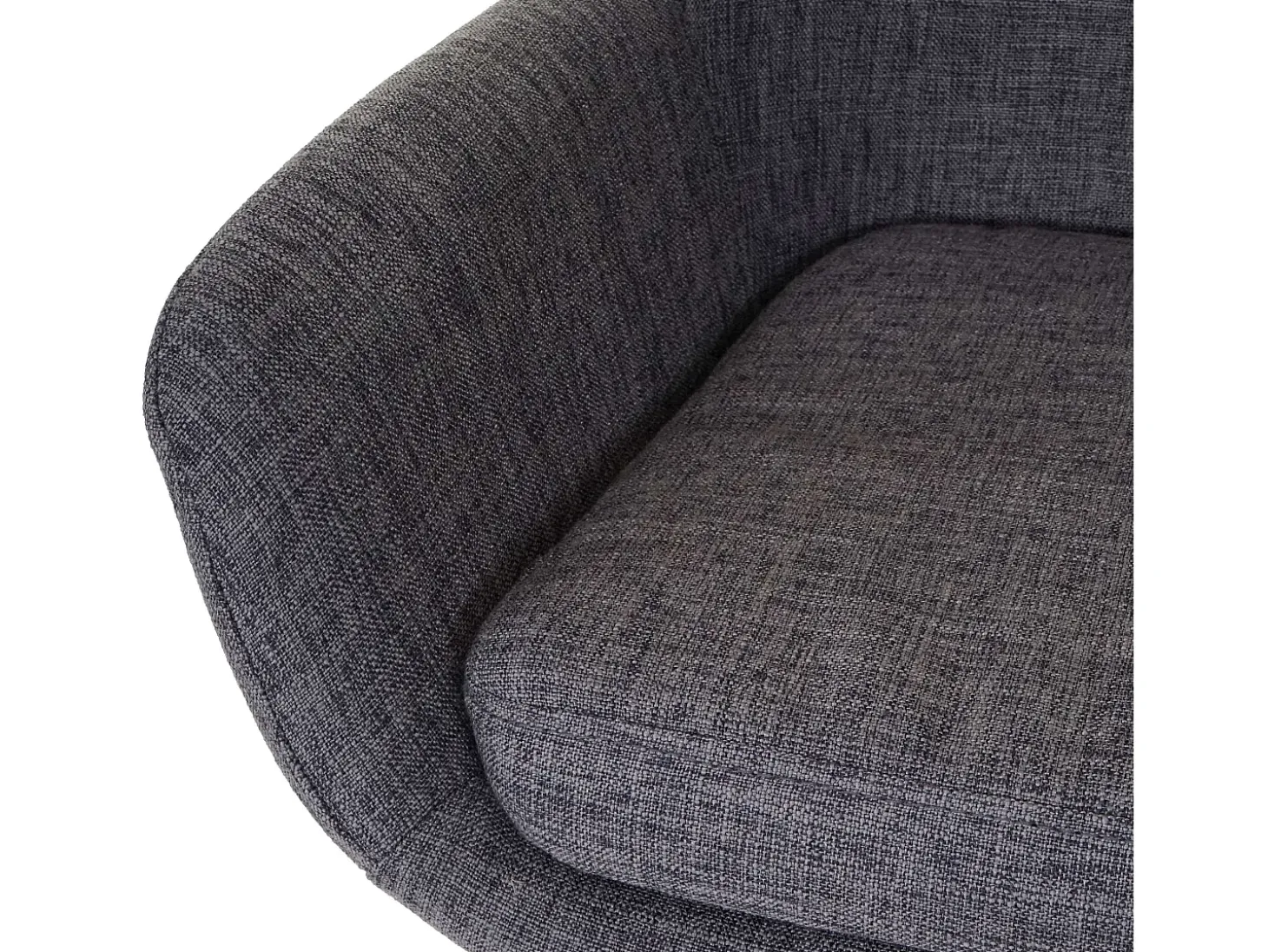 Taburete de bar Vaasa T381, textil, gris