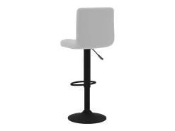 Taburete de cocina de terciopelo gris claro