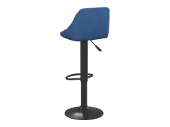 Taburete de cocina de terciopelo azul
