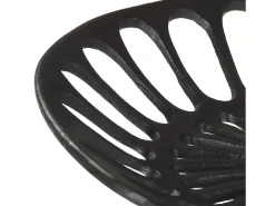 Taburete de cocina hierro fundido negro