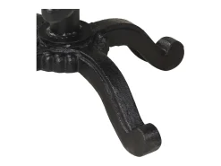 Taburete de cocina hierro fundido negro