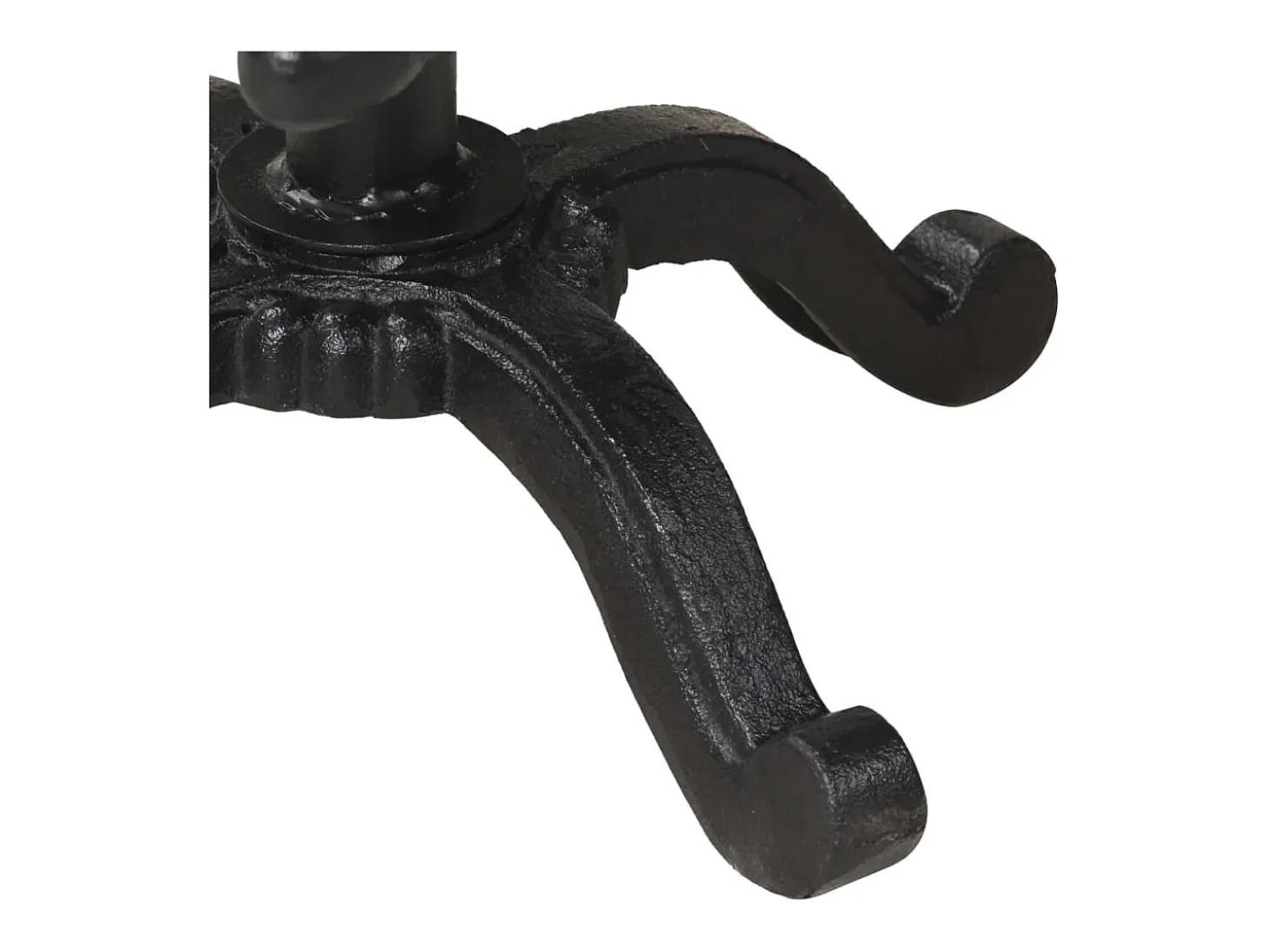 Taburete de cocina hierro fundido negro