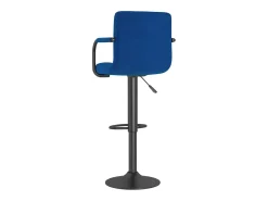 Taburete de cocina tela azul