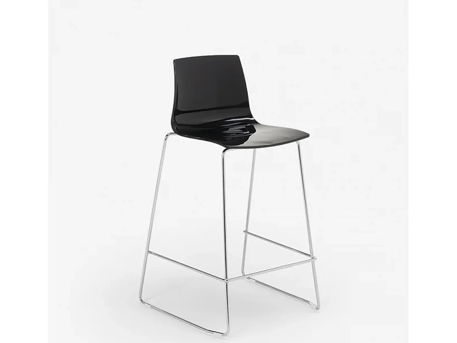 Taburete Para Bar y Cocina 64 cm Grand Soleil Mini Imola De Diseño - Negro