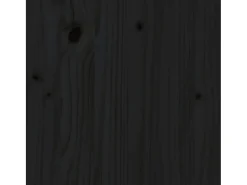 Taburetes altos 2 unidades madera maciza pino negro 40x41,5x112 cm