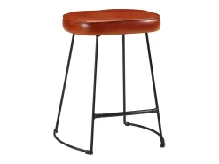 Taburetes de bar 2 uds marrón oscuro 40x29,5x53 cm