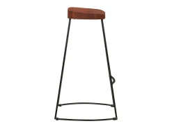 Taburetes de bar Gavin 2 uds madera mango maciza 50x40x78 cm