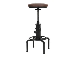 Taburetes de bar MCW-N23 (juego de 2), marrón