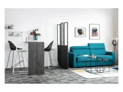 Taburetes de bar modernos negros 76 cm (lote de 2) ONA