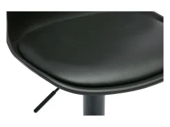 Taburetes de bar negros de diseño (paquete de 2) STEEVY