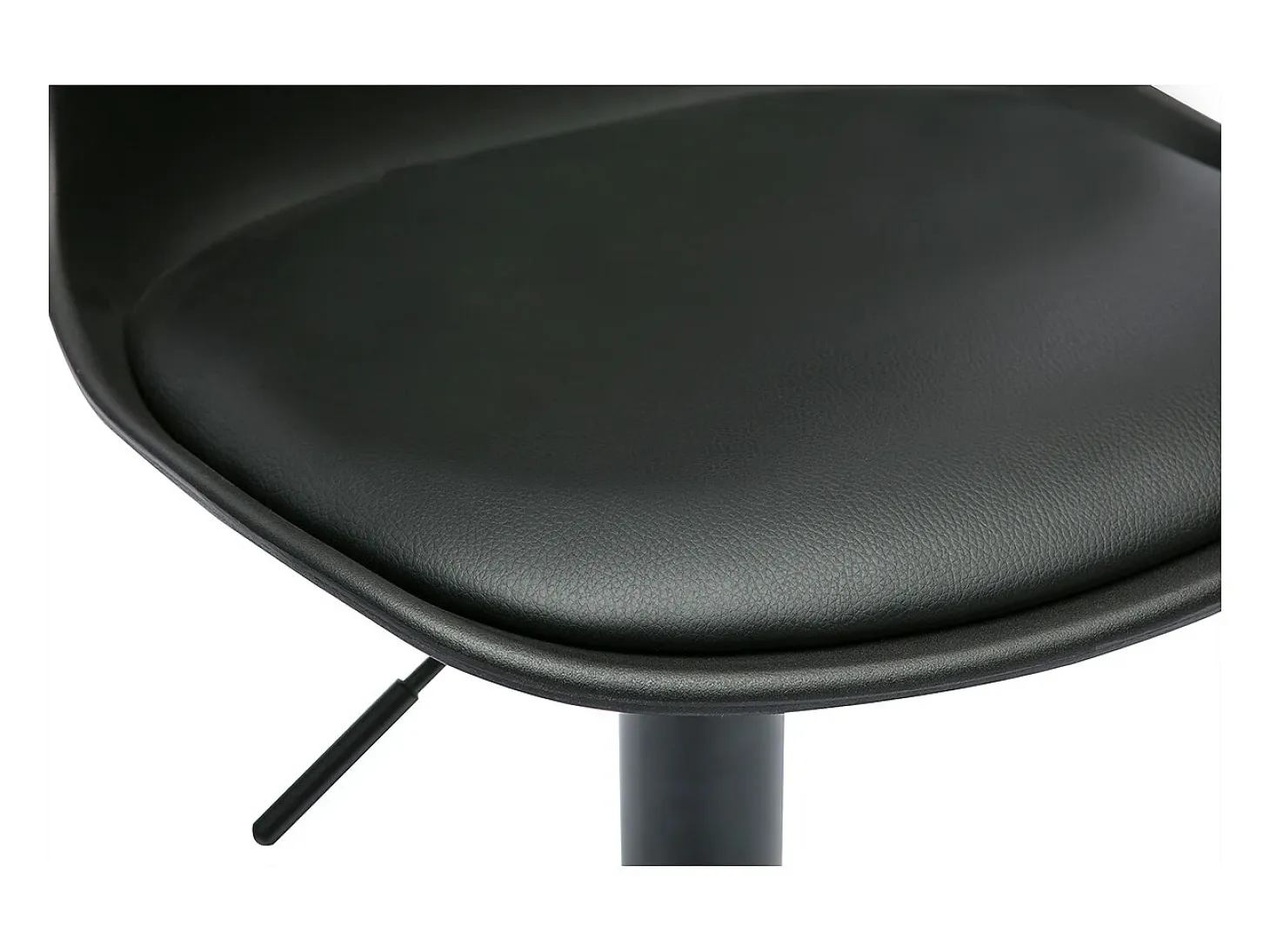 Taburetes de bar negros de diseño (paquete de 2) STEEVY