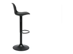 Taburetes de bar negros de diseño (paquete de 2) STEEVY