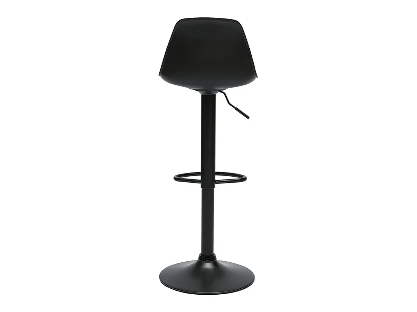 Taburetes de bar negros de diseño (paquete de 2) STEEVY