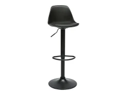 Taburetes de bar negros de diseño (paquete de 2) STEEVY