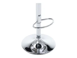 Taburetes de cocina 2 uds piel sintética y madera curvada negro