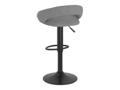 Taburetes de cocina 2 unidades terciopelo gris claro