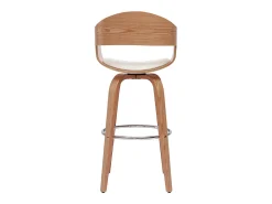 Taburetes de cocina nórdicos con giro 360° de madera clara 67.5 cm GAO