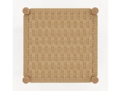 Taburetes para isla de cocina de mimbre y madera 65 cm - Kepler