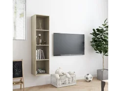 Thorben Estantería/mueble de TV roble Sonoma 143x30x36 cm