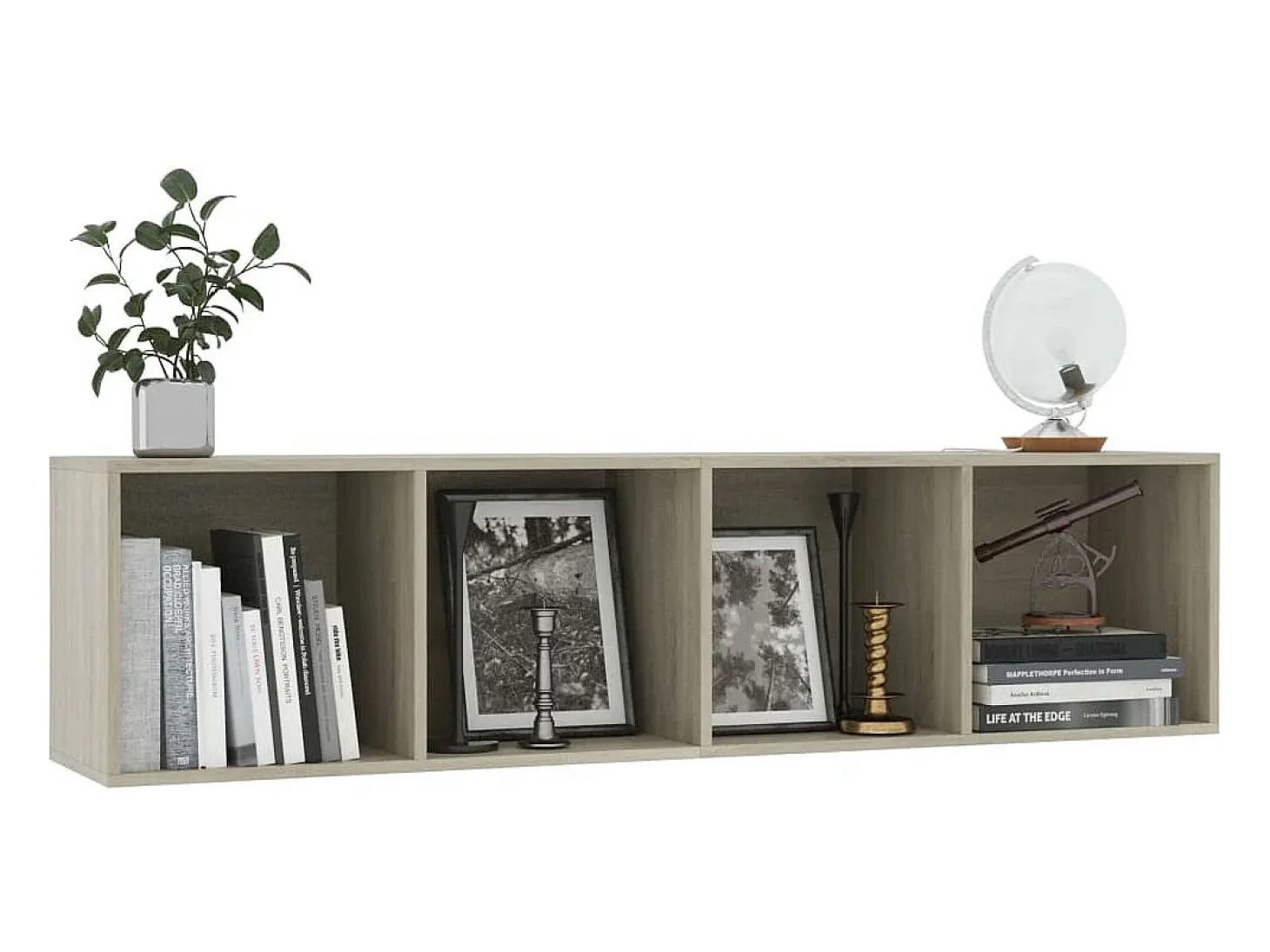 Thorben Estantería/mueble de TV roble Sonoma 143x30x36 cm