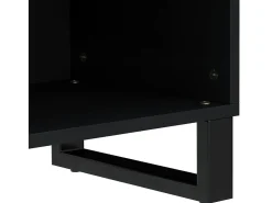 Torval Mueble de TV madera mango y madera contrachapada 80x33x46 cm
