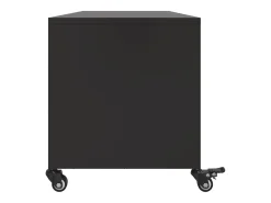 Tours Mueble para TV acero negro 100,5x39x43,5 cm