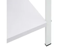 Uggeløse Estantería 5 niveles madera ingeniería blanco 60x27,6x158,5 cm