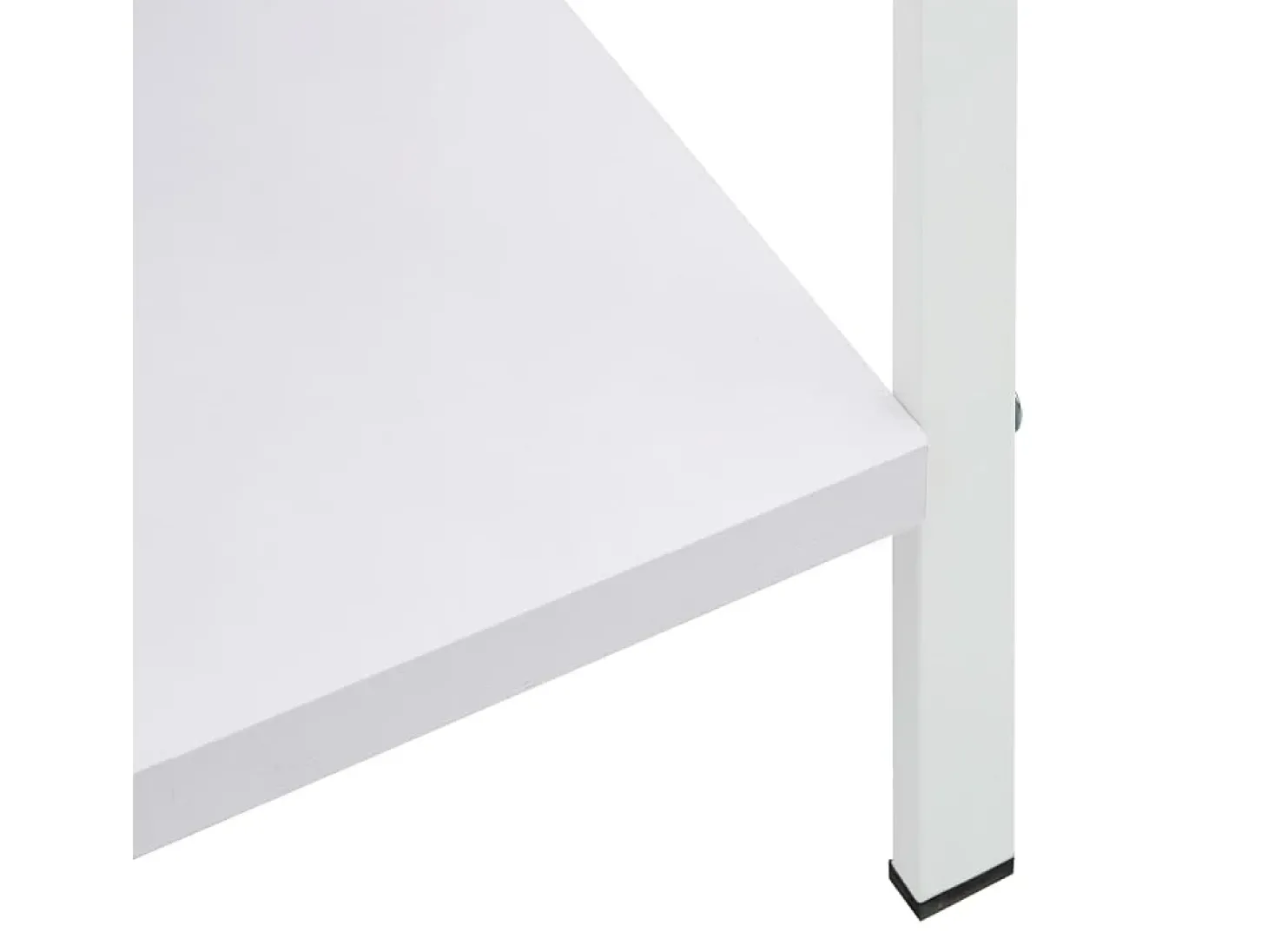 Uggeløse Estantería 5 niveles madera ingeniería blanco 60x27,6x158,5 cm