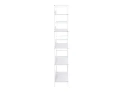 Uggeløse Estantería 5 niveles madera ingeniería blanco 60x27,6x158,5 cm