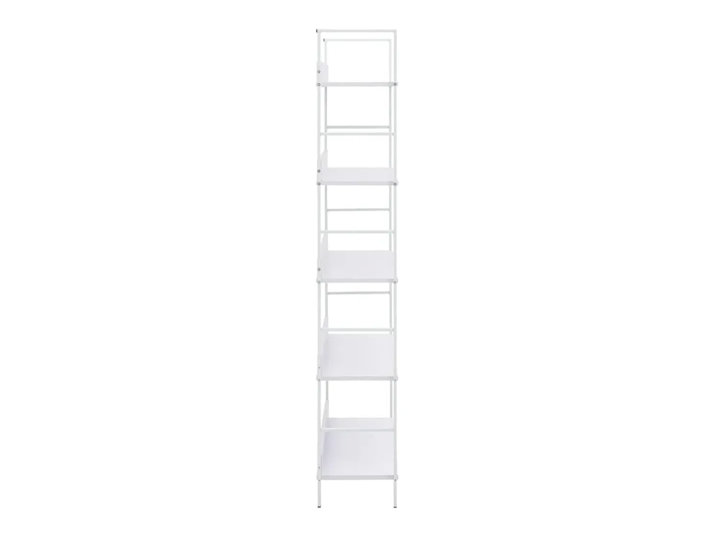 Uggeløse Estantería 5 niveles madera ingeniería blanco 60x27,6x158,5 cm