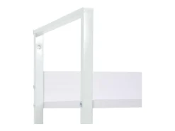 Uggeløse Estantería 5 niveles madera ingeniería blanco 60x27,6x158,5 cm
