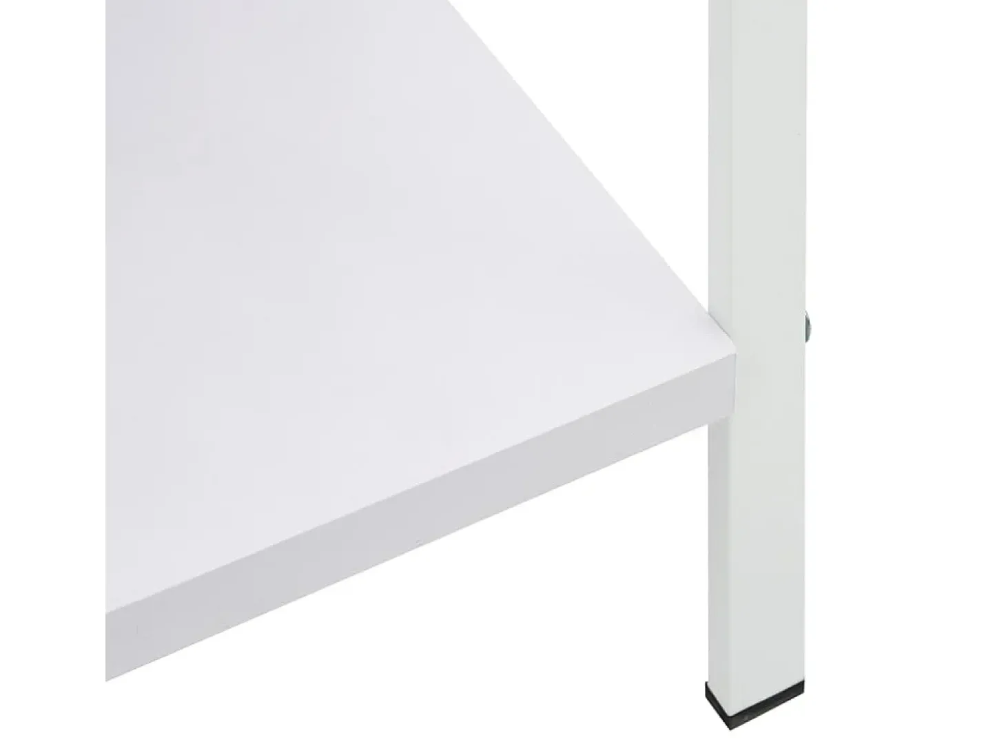 Uggeløse Estantería de 3 niveles madera ingeniería blanco 60x27,6x90,5cm