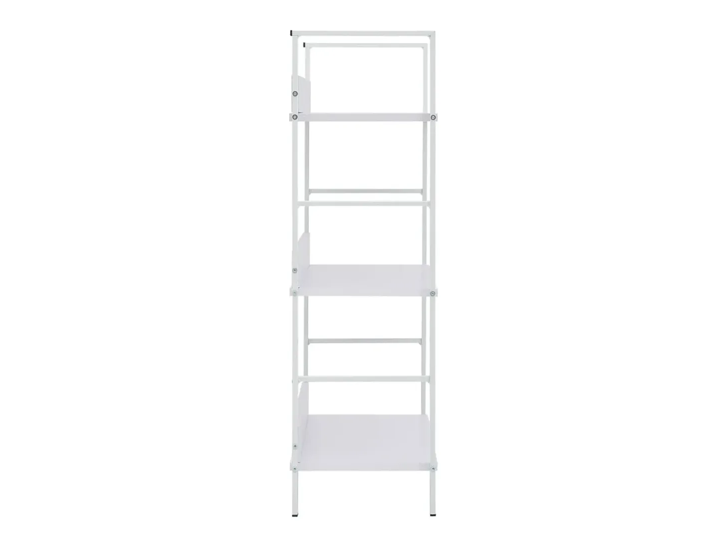 Uggeløse Estantería de 3 niveles madera ingeniería blanco 60x27,6x90,5cm