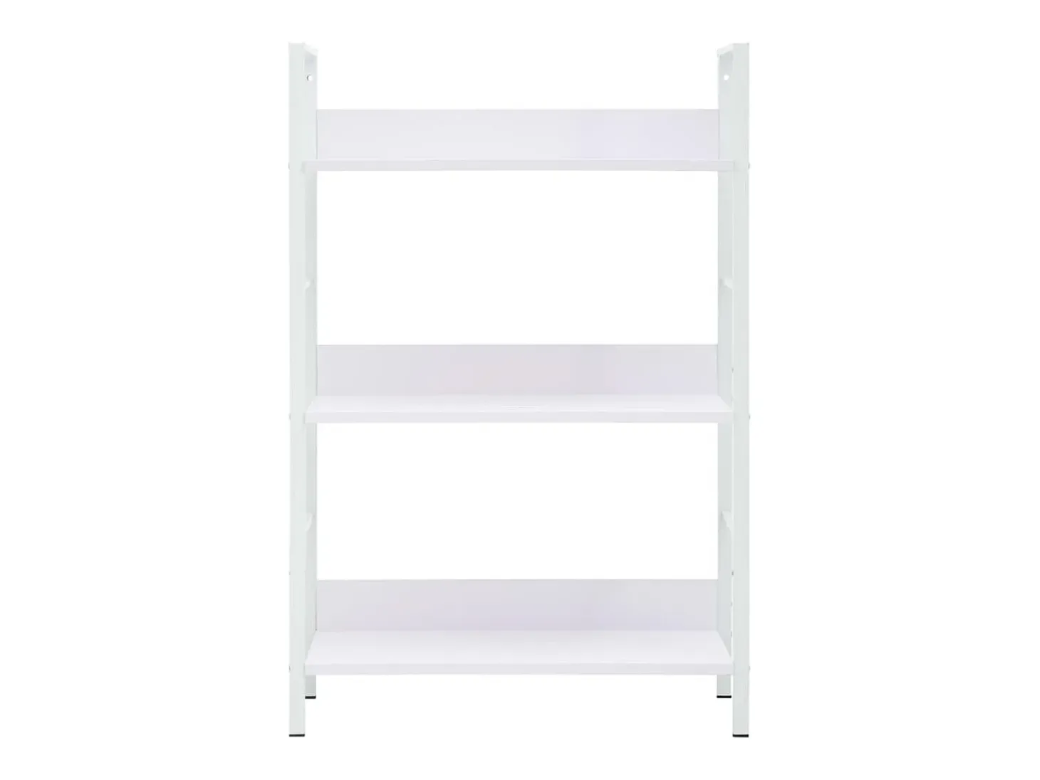 Uggeløse Estantería de 3 niveles madera ingeniería blanco 60x27,6x90,5cm