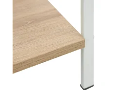 Uggeløse Estantería de 3 niveles madera ingeniería roble 60x27,6x90,5 cm