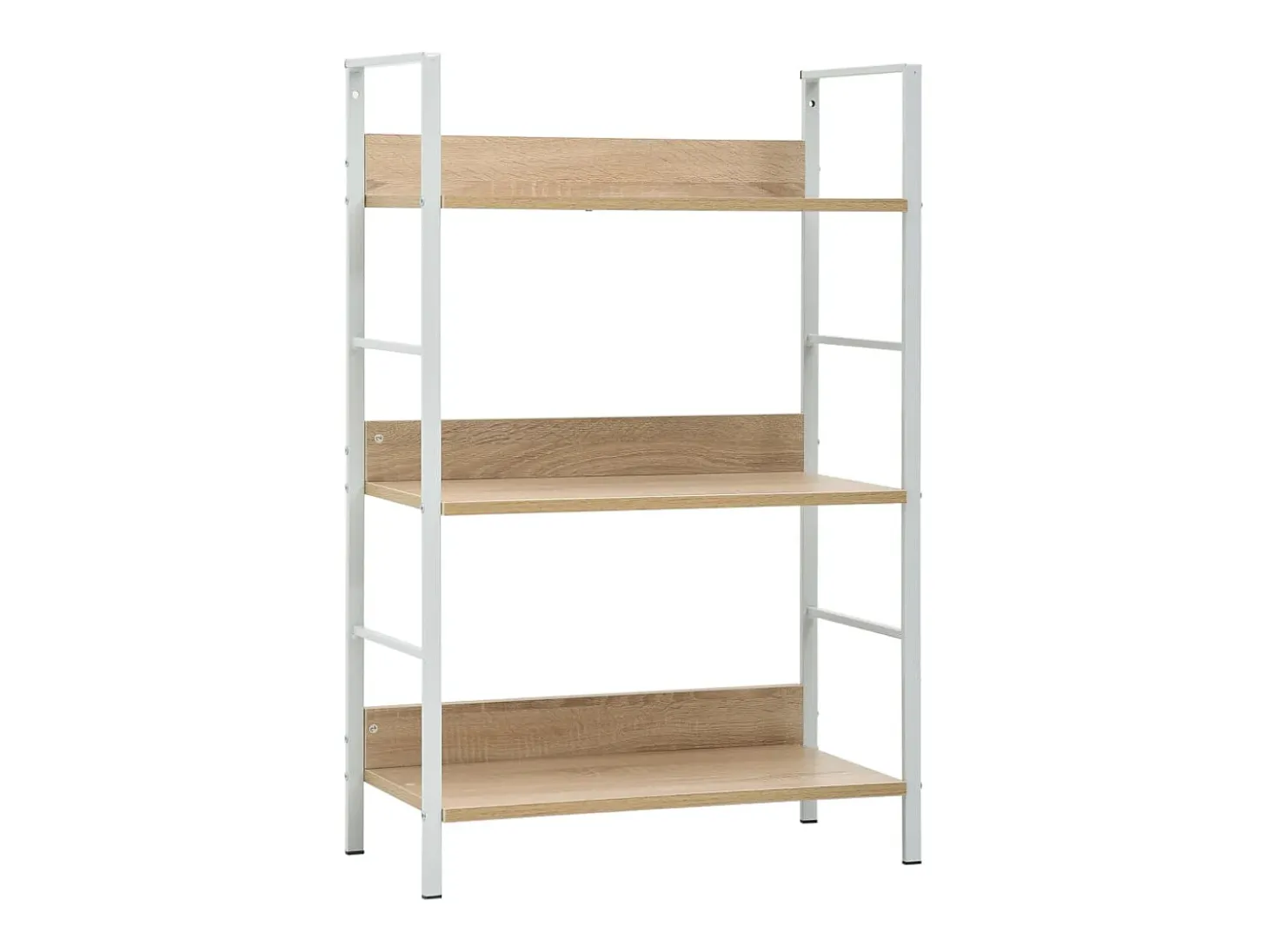 Uggeløse Estantería de 3 niveles madera ingeniería roble 60x27,6x90,5 cm