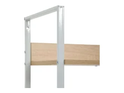 Uggeløse Estantería de 3 niveles madera ingeniería roble 60x27,6x90,5 cm